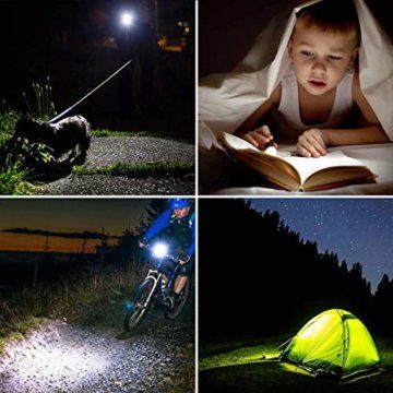 LE LED Taschenlampe, Extrem Hell zoombare Taschenlampen für Outdoor, Mini Tragbarer Flashlight, Wasserdicht Camping Handlampe für Kinder, Männer, Frauen (inkl.3xAAA-Batterien ) - 7
