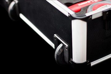 Meister Werkzeugtrolley 156-teilig - Werkzeug-Set-Mit Rollen- Teleskophandgriff/Profi Werkzeugkoffer befüllt/Werkzeugkiste fahrbar auf Rollen/Werkzeugbox komplett mit Werkzeug, Schwarz/Silber, 8971440 - 12