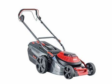AL-KO Akku-Rasenmäher Moweo 46.0 Li SP (Li-Ion Akku 40 V / 5 Ah, 46 cm Schnittbreite, Stahlblechgehäuse, inkl. Akku und Ladegerät, zentrale Schnitthöhenverstellung, Mulchfunktion, Hinterradantrieb) - 1