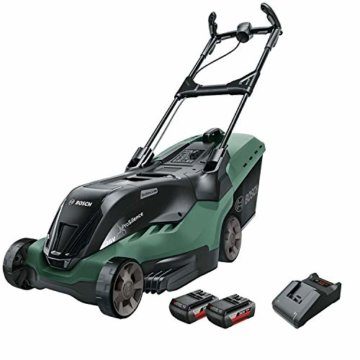 Bosch Akku-Rasenmäher AdvancedRotak 36-660 (36 Volt, 2x Akku 2,0 Ah, Bürstenloser Motor, Schnittbreite: 40 cm, Rasenflächen bis 660 m², im Karton) - 1
