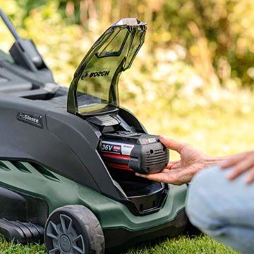 Bosch Akku-Rasenmäher AdvancedRotak 36-750 (36 Volt, Ohne Akku, Bürstenloser Motor, Schnittbreite: 44 cm, Rasenflächen bis 750 m², im Karton) - 6