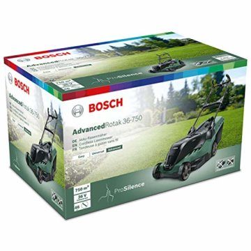 Bosch Akku-Rasenmäher AdvancedRotak 36-750 (36 Volt, Ohne Akku, Bürstenloser Motor, Schnittbreite: 44 cm, Rasenflächen bis 750 m², im Karton) - 9