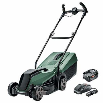 Bosch Akku-Rasenmäher CityMower 18 (18 Volt, 1 Akku 4,0 Ah, Schnittbreite: 32 cm, Rasenflächen bis 300 m², im Karton) - 1