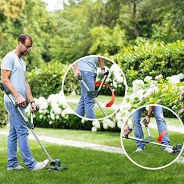 Bosch Akku Rasentrimmer UniversalGrassCut 18 (ohne Akku, 18 Volt System, Schnittkreisdurchmesser: 26 cm, verstellbare Handgriffe, im Karton) - 5