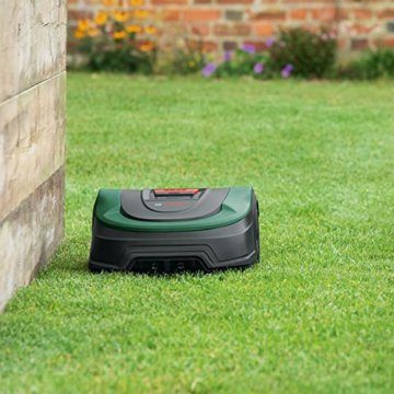 Bosch Rasenmäher Roboter Indego M+ 700 (mit 18V Akku und App-Funktion, Ladestation enthalten, Schnittbreite 19 cm, für Rasenflächen bis 700 m², im Karton) Grün, Schwarz - 3