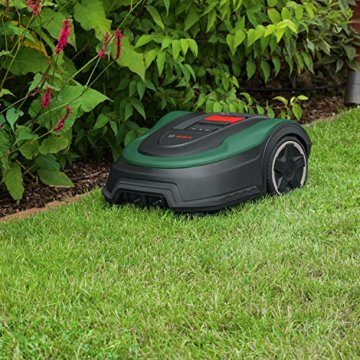 Bosch Rasenmäher Roboter Indego M+ 700 (mit 18V Akku und App-Funktion, Ladestation enthalten, Schnittbreite 19 cm, für Rasenflächen bis 700 m², im Karton) Grün, Schwarz - 7
