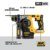 DeWalt SDS-plus XR Akku-Kombihammer / Schlagbohrmaschine DCH273NT (18V, bürstenlos, 24mm, ideal für Bohranker/Befestigungslöcher, Vibrationsreduzierung, ohne Akku & Ladegerät) - 3