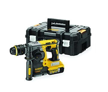 DeWalt SDS-plus XR Akku-Kombihammer / Schlagbohrmaschine DCH273NT (18V, bürstenlos, 24mm, ideal für Bohranker/Befestigungslöcher, Vibrationsreduzierung, ohne Akku & Ladegerät) - 1