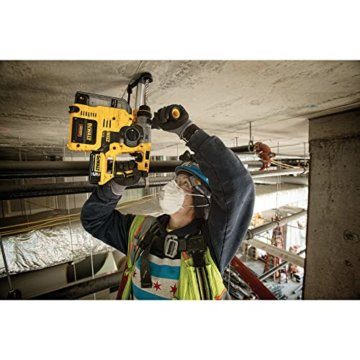 DeWalt SDS-plus XR Akku-Kombihammer / Schlagbohrmaschine DCH273NT (18V, bürstenlos, 24mm, ideal für Bohranker/Befestigungslöcher, Vibrationsreduzierung, ohne Akku & Ladegerät) - 7