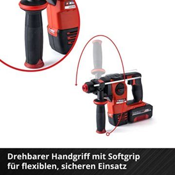 Einhell Akku-Bohrhammer HEROCCO Power X-Change (Li-Ion, Bohren/Hammerbohren/Meißeln mit/ohne Fixierung, 2.2 Joule, bürstenloser Motor, SDS+ Werkzeugaufnahme, inkl. E-Box, ohne Akku und Ladegerät) - 8