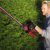 Einhell Akku-Heckenschere GE-CH 18/60 Li-Solo Power X-Change (18 V, 60 cm Schnittlänge, 22 mm Zahnabstand, drehbarer Handgriff, inkl. Schnittgutsammler, ohne Akku) - 3