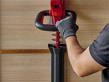 Einhell Akku-Heckenschere GE-CH 18/60 Li-Solo Power X-Change (18 V, 60 cm Schnittlänge, 22 mm Zahnabstand, drehbarer Handgriff, inkl. Schnittgutsammler, ohne Akku) - 5