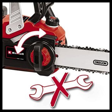 Einhell Akku-Kettensäge GP-LC 36/35 Li-Solo Power X-Change (Li-Ion, 36 V, 33 cm Schnittlänge, 15 m/s Schnittgeschwindigkeit, bürstenloser Elektromotor, ohne Akku und Ladegerät) - 7
