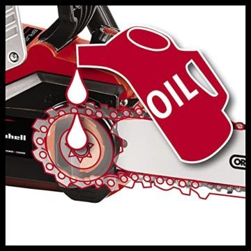 Einhell Akku-Kettensäge GP-LC 36/35 Li-Solo Power X-Change (Li-Ion, 36 V, 33 cm Schnittlänge, 15 m/s Schnittgeschwindigkeit, bürstenloser Elektromotor, ohne Akku und Ladegerät) - 8
