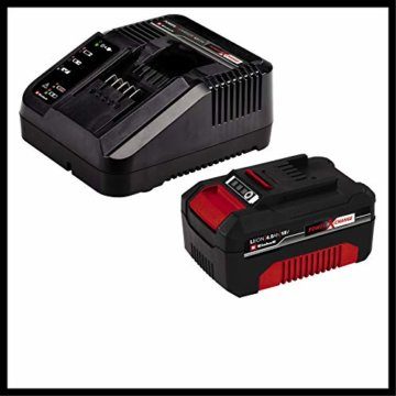Einhell Akku-Rasenmäher GE-CM 18/33 Li Kit Power X-Change (18 V, 33 cm Schnittbreite, bis 200 m², Brushless, 30L Fangkorb, 25-65 mm Schnitthöhe, inkl. 4,0 Ah Akku + Ladegerät) - 3