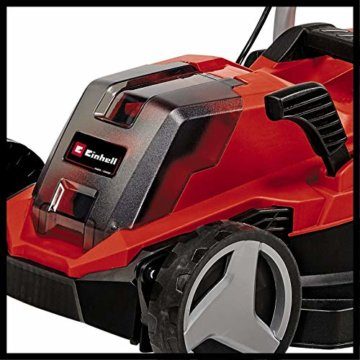 Einhell Akku-Rasenmäher GE-CM 18/33 Li Kit Power X-Change (18 V, 33 cm Schnittbreite, bis 200 m², Brushless, 30L Fangkorb, 25-65 mm Schnitthöhe, inkl. 4,0 Ah Akku + Ladegerät) - 7