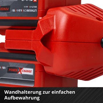 Einhell Akku-Rasentrimmer GE-CT 36/30 Li E - Solo Power X-Change (Lithium Ionen, 2x18 V, 9.000 U/min., elektr. Drehzahlregulierung, Fadenspule mit Tippautomatik, Flowerguard, ohne Akku und Ladegerät) - 10