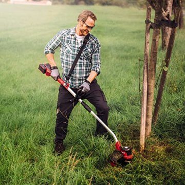 Einhell Akku-Rasentrimmer GE-CT 36/30 Li E - Solo Power X-Change (Lithium Ionen, 2x18 V, 9.000 U/min., elektr. Drehzahlregulierung, Fadenspule mit Tippautomatik, Flowerguard, ohne Akku und Ladegerät) - 4