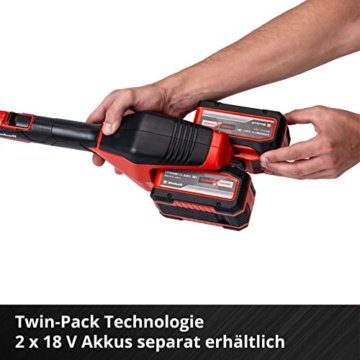 Einhell Akku-Rasentrimmer GE-CT 36/30 Li E - Solo Power X-Change (Lithium Ionen, 2x18 V, 9.000 U/min., elektr. Drehzahlregulierung, Fadenspule mit Tippautomatik, Flowerguard, ohne Akku und Ladegerät) - 6