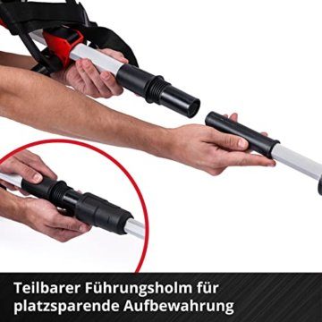 Einhell Akku-Rasentrimmer GE-CT 36/30 Li E - Solo Power X-Change (Lithium Ionen, 2x18 V, 9.000 U/min., elektr. Drehzahlregulierung, Fadenspule mit Tippautomatik, Flowerguard, ohne Akku und Ladegerät) - 8