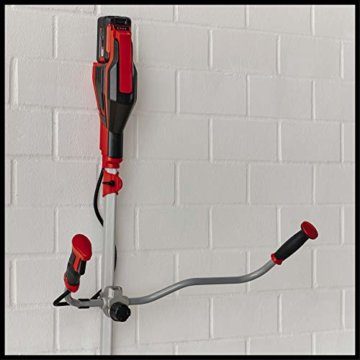 Einhell Akku-Sense AGILLO 18/200 Power X-Change (Lithium Ionen, 18V, 7.500 Umdrehungen/Min., Faden m. Tippautomatik/3-Zahn-Messer, Front-Motor, Bike-Handle, ohne Akku u. Ladegerät) Schwarz/Silber/Rot - 8