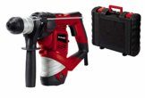 Einhell Bohrhammer TC-RH 900 (900 W, 3 J, Bohrleistung in Beton 26 mm, SDS-Plus-Aufnahme, Metall-Tiefenanschlag, Koffer) - 1