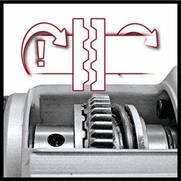 Einhell Bohrhammer TC-RH 900 (900 W, 3 J, Bohrleistung in Beton 26 mm, SDS-Plus-Aufnahme, Metall-Tiefenanschlag, Koffer) - 5