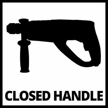 Einhell Bohrhammer TE-RH 28 5F (950W, Schlagzahl 4.500/Min, 3 J Schlagstärke, Dauerlaufarretierung, pneumatisches Schlagwerk, SDS-plus, Drehzahl-Elektronik, Metall-Bohrtiefenanschlag, inkl. E-Box) - 16