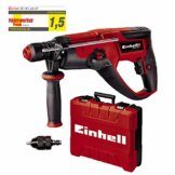 Einhell Bohrhammer TE-RH 28 5F (950W, Schlagzahl 4.500/Min, 3 J Schlagstärke, Dauerlaufarretierung, pneumatisches Schlagwerk, SDS-plus, Drehzahl-Elektronik, Metall-Bohrtiefenanschlag, inkl. E-Box) - 1