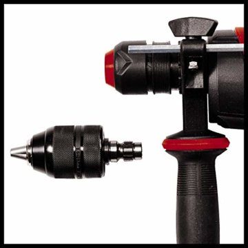 Einhell Bohrhammer TE-RH 28 5F (950W, Schlagzahl 4.500/Min, 3 J Schlagstärke, Dauerlaufarretierung, pneumatisches Schlagwerk, SDS-plus, Drehzahl-Elektronik, Metall-Bohrtiefenanschlag, inkl. E-Box) - 9