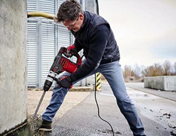 Einhell Bohrhammer TE-RH 40 3F (1050 W, pneumatisches Schlagwerk, 10 J Schlagstärke, SDS-max-Aufnahme, Lieferung inkl. Flachmeißel und Spitzmeißel) - 2