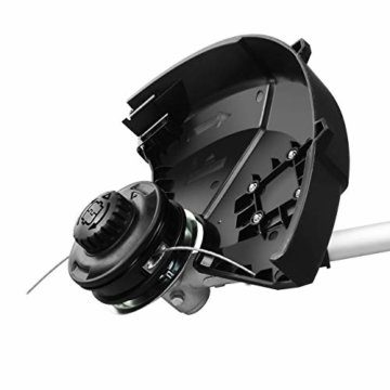 Fuxtec 40V Akku Motorsense EK700 Multitool Rasentrimmer Kombisystem – Lithium-Ionen Batterie – Freischneider mit Tragegurt, Schutzschild und Fadenspule - 4