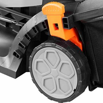 Fuxtec Akku Rasenmäher 40V (2x20V) E1RM20 inkl. 2x20V Li-Ion Batterie 2Ah & Doppel-Ladegerät – Schnittbreite 33cm, Variable Schnitthöhe - 6