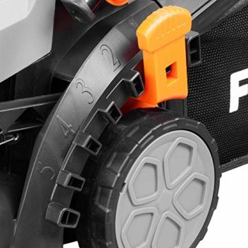 Fuxtec Akku Rasenmäher 40V (2x20V) E1RM20 inkl. 2x20V Li-Ion Batterie 2Ah & Doppel-Ladegerät – Schnittbreite 33cm, Variable Schnitthöhe - 8
