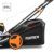 FUXTEC Benzin Rasenmäher FX-RM5196eS 4in1-6PS | 4-Takt Mäher mit Selbstantrieb & E-Start | 51cm Schnittbreite & Schnitthöhenverstellung - Inkl. 60L Grasfangkorb, Mulchfunktion & Seitenauswurf - 6