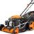 FUXTEC Benzin Rasenmäher FX-RM5196eS 4in1-6PS | 4-Takt Mäher mit Selbstantrieb & E-Start | 51cm Schnittbreite & Schnitthöhenverstellung - Inkl. 60L Grasfangkorb, Mulchfunktion & Seitenauswurf - 1