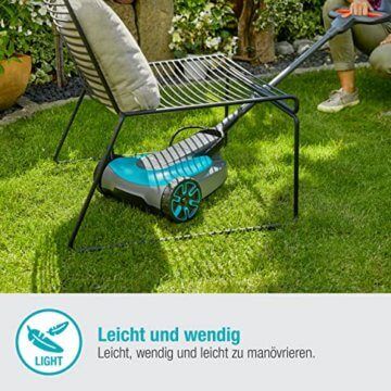 Gardena Akku-Rasenmäher HandyMower 22/18V P4A Ready-To-Use Set: Handrasenmäher, für Rasenflächen bis zu 50 m², Schnitthöhenverstellbar, inkl. 18V P4A Akku (14620-20) - 5