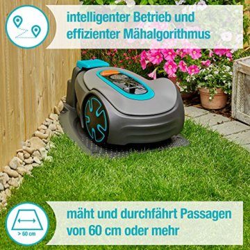 Gardena Mähroboter SILENO minimo 500 m²: intelligenter Rasenmäher mit optimaler Konnektivität, mit Gardena Bluetooth® App programmierbar, DE-Version (15202-20) - 5