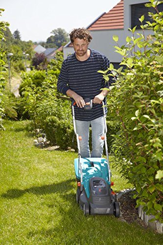 Gardena PowerMax Li-40/32 Akkurasenmäher Set: Mäher bis 280m², 32cm Schnittbreite, 30l Grasfangbehälter, Schnitthöhe 20-60 mm, klappbares Gestänge, ergonomischer Handgriff (5033-20) - 5