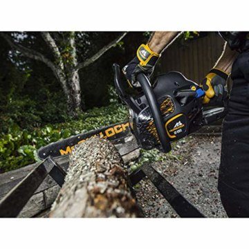 McCulloch CS 42STE Benzin-Kettensäge, 42 CCM, schwarz/gelb, 14 Zoll - 6