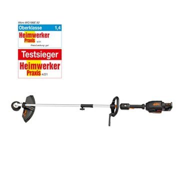 Rasentrimmer und Freischneider mit 40 V Max. (2 x 20 V) Worx | WG186E.92 | PowerShare |Keine Batterie oder Ladegerät | Möglichkeit zum Anbringen von Kettensägen und Bürstenzubehör - 2