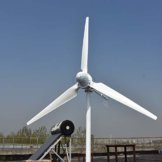 3000W Windkraftanlage 24V 48V 96V 220V Horizontaler Windgenerator 3KW Permanentmagnetgenerator 3 Blätter Windturbine Freie Energie (220V) - 1