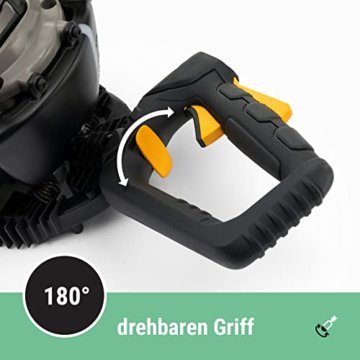 Alpina Benzin-Heckentrimmer AHT 555, 60cm Doppelschnittmesser, Max. Zweigdurchmesser 27 mm, 22,5ccm Motor, 650 W, Schwenkgriff hinten, Inkl. Messerabdeckung - 6