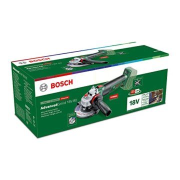 Bosch Akku-Kompakt-Winkelschleifer AdvancedGrind 18V-80 (Ohne Akku; 18 Volt System; zum Schleifen, Trennen und Bürsten in verschiedenen Materialien; im Karton) - 7