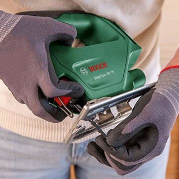 Bosch Akku Stichsäge EasySaw 18V-70 (ohne Akku, 18 Volt System, 1x Stichsägeblatt, im Karton) – Testnote: gut (Magazin: selbst ist der Mann) - 6