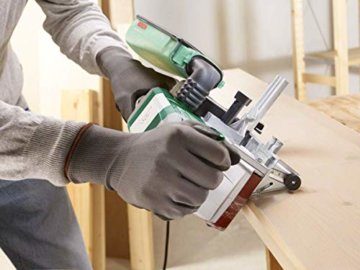Bosch Bandschleifer PBS 75 AE Set (750 W, Bandgeschwindigkeit 200-350 m/min, Schleiffläche 165x76 mm, im Koffer) - 6