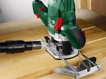 Bosch Oberfräse POF 1200 AE (1200 Watt, im Karton) Schwarz, Grün, Rot, Silber - 2