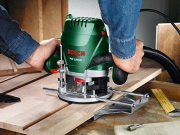 Bosch Oberfräse POF 1200 AE (1200 Watt, im Karton) Schwarz, Grün, Rot, Silber - 3
