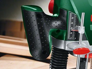 Bosch Oberfräse POF 1200 AE (1200 Watt, im Karton) Schwarz, Grün, Rot, Silber - 4