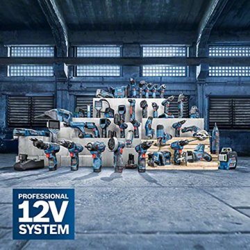 Bosch Professional 12V System Akku-Bohrschrauber GSR 12V-15 FC (inkl. 2x2.0 Ah Akku, Ladegerät GAL 12V-40, 4x Aufsätze, L-BOXX 102) - 2